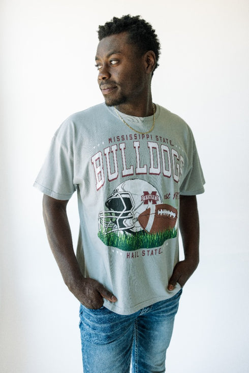 Mississippi State Malone Multimedia Oversized Band Tee